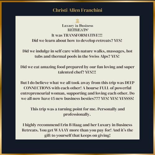 A written text testimonial